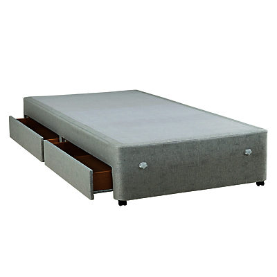 Silentnight Sprung Edge 2 Drawer Divan Storage Bed, Single Silentnight Sprung Edge 2 Drawer Divan Storage Bed, Single